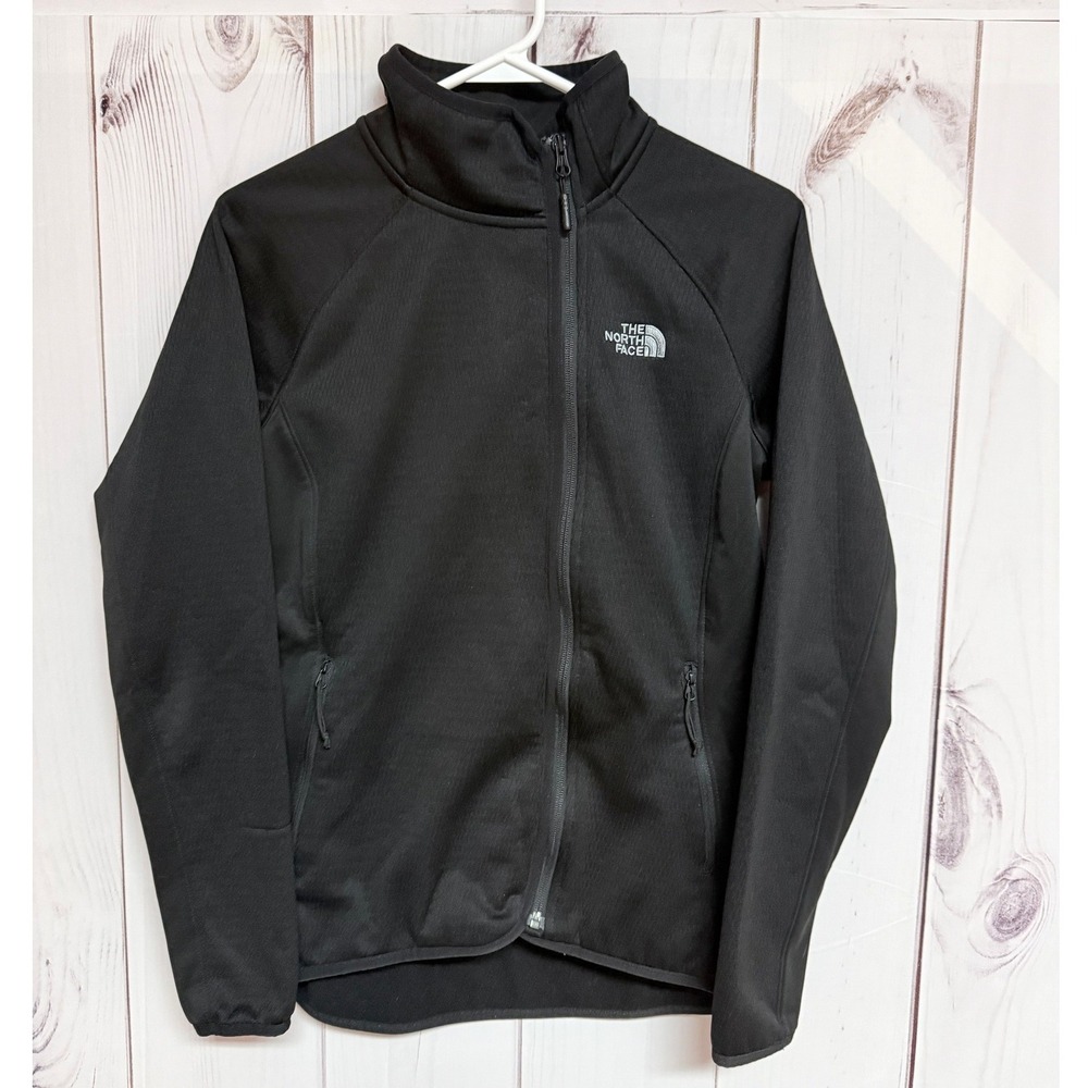 The North Face Women's Glacier Full Zip Fleece Jacket M Black EUC